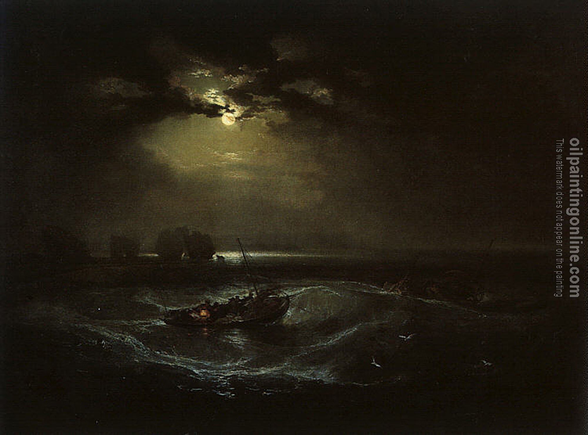 Turner, Joseph Mallord William - Fishermen at Sea